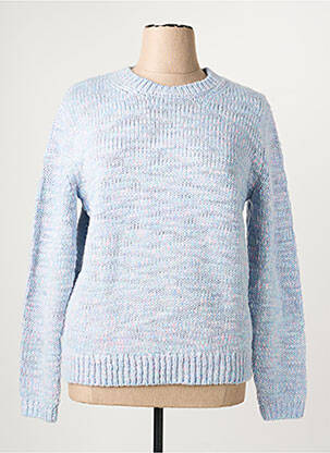 Pull stretch manches longues bleu OLSEN femme