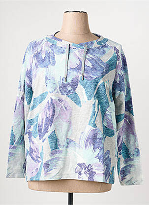 Sweat-shirt stretch manches longues violet OLSEN femme