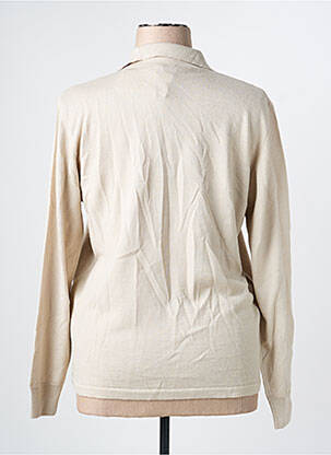 Pull stretch manches longues beige ELLEMME femme