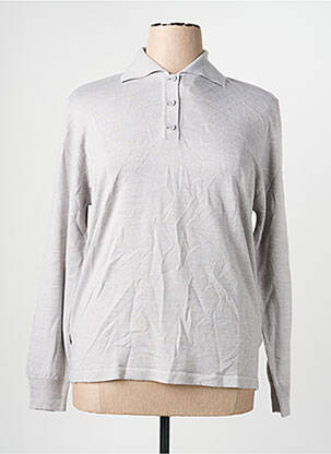Pull stretch manches longues gris ELLEMME femme