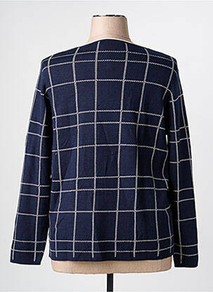 Pull coupe cintrée manches longues bleu OLSEN femme