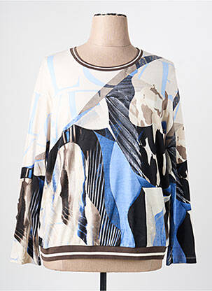 Sweat-shirt stretch manches longues beige OLSEN femme
