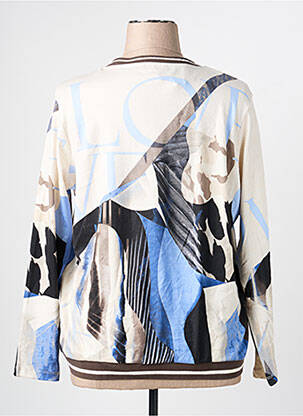 Sweat-shirt stretch manches longues beige OLSEN femme