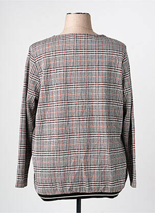 Sweat-shirt tissage jersey manches longues orange OLSEN femme