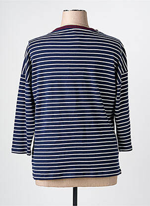T-shirt manches 3/4 manches 3/4 bleu OLSEN femme