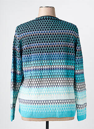 Pull stretch manches longues bleu OLSEN femme