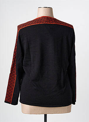 Pull coupe cintrée manches longues noir PAUPORTÉ femme