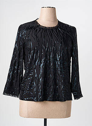 Top stretch manches 3/4 noir PAUPORTÉ femme