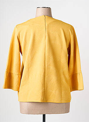 Top stretch manches 3/4 jaune RABE femme