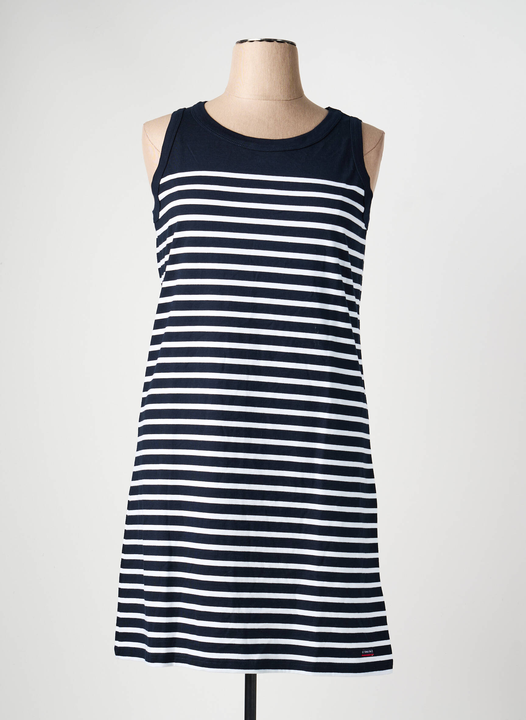Robe mi-longue sans manche sans manche bleu ARMOR LUX femme