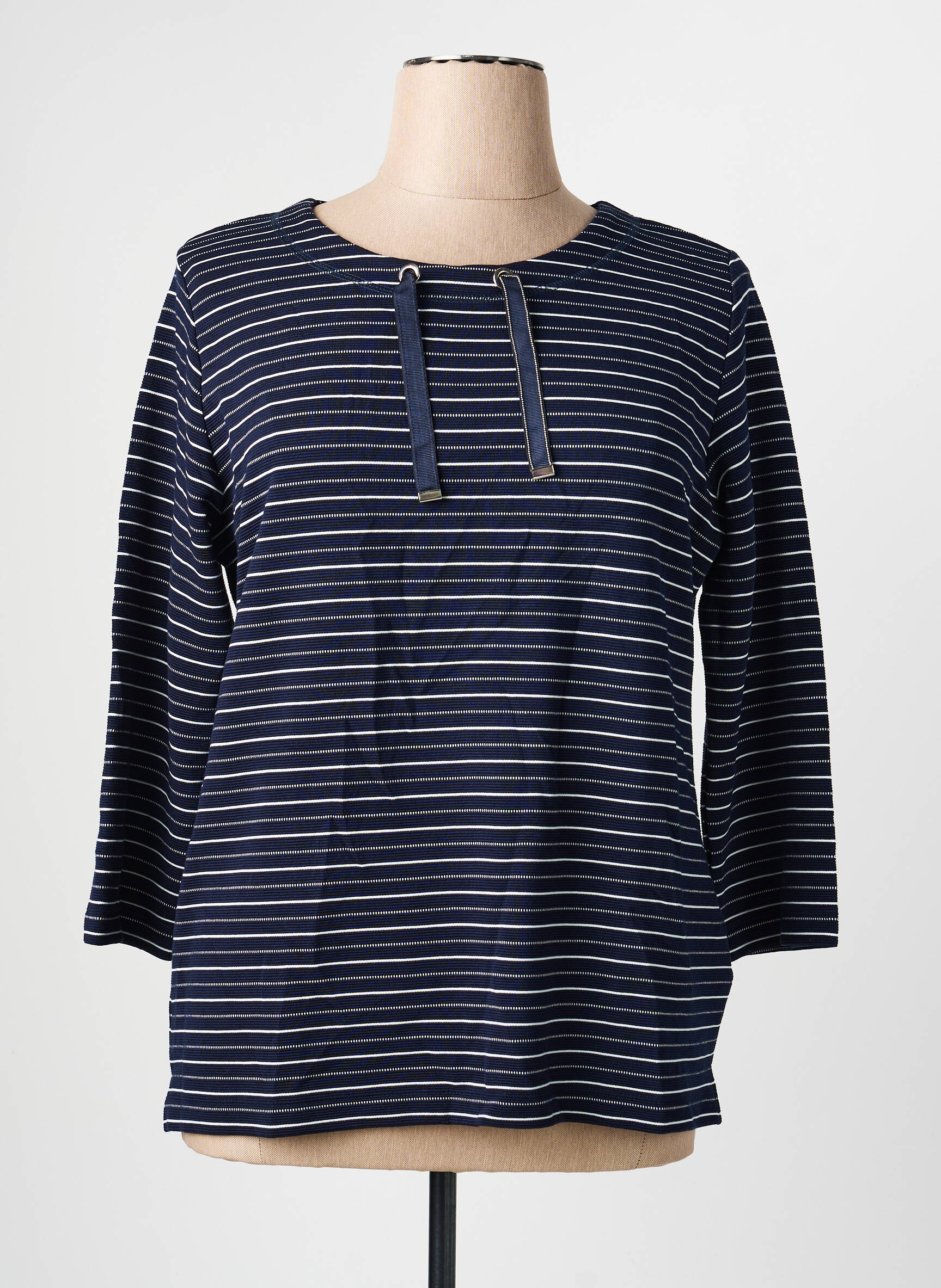 T-shirt manches 3/4 manches 3/4 bleu RABE femme