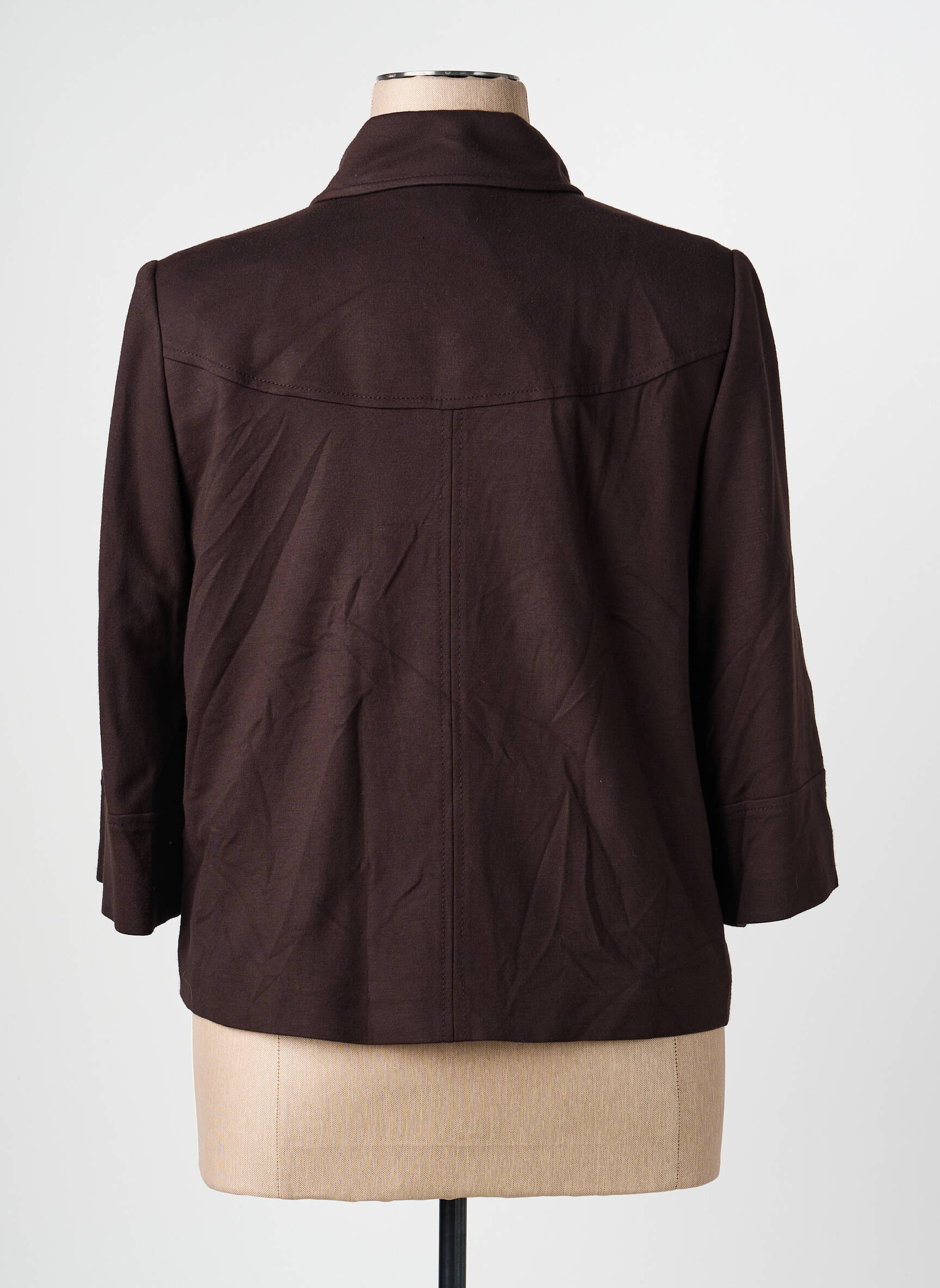 Veste casual epaulette marron LEWINGER femme