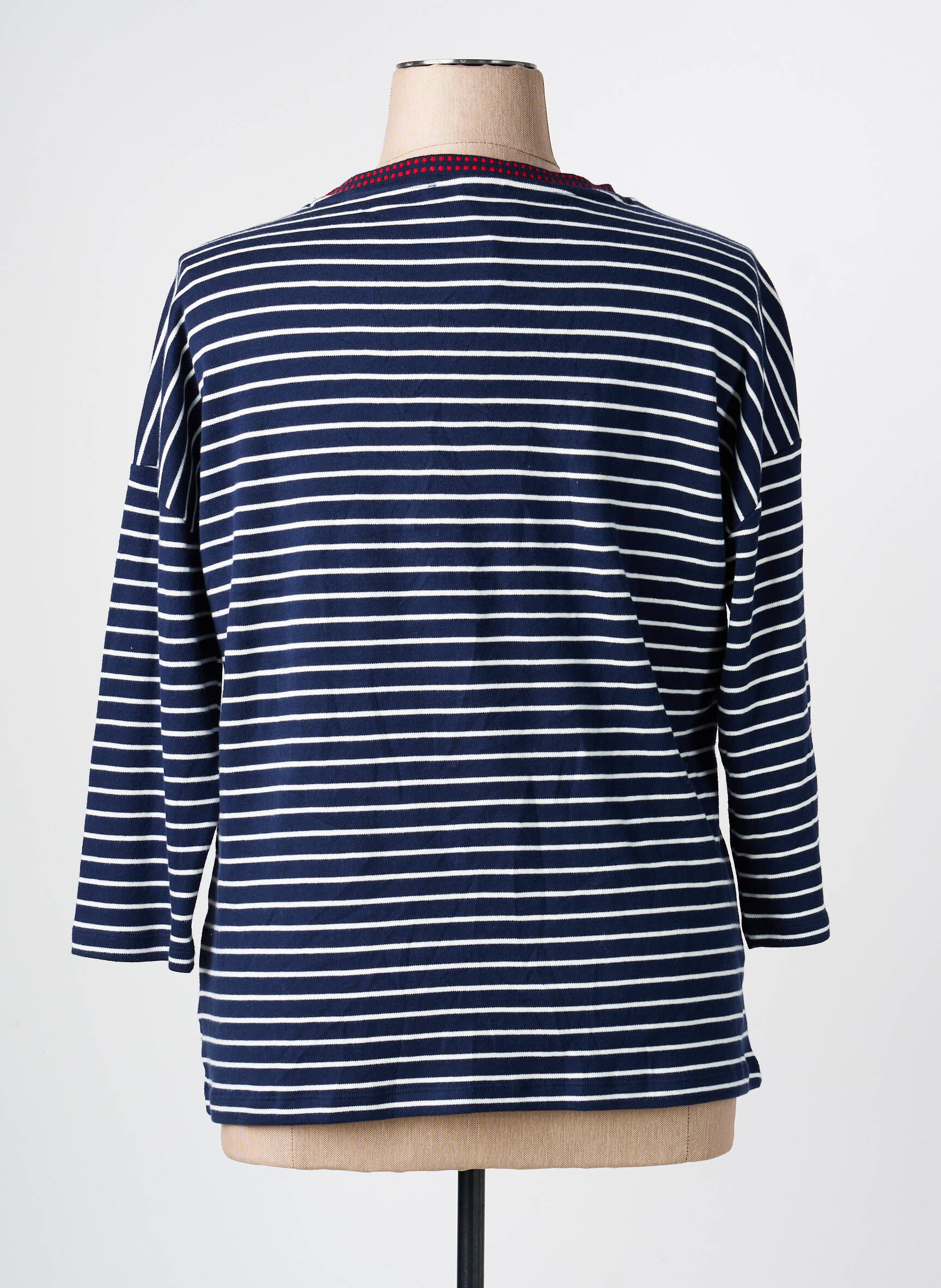 T-shirt manches 3/4 manches 3/4 bleu OLSEN femme