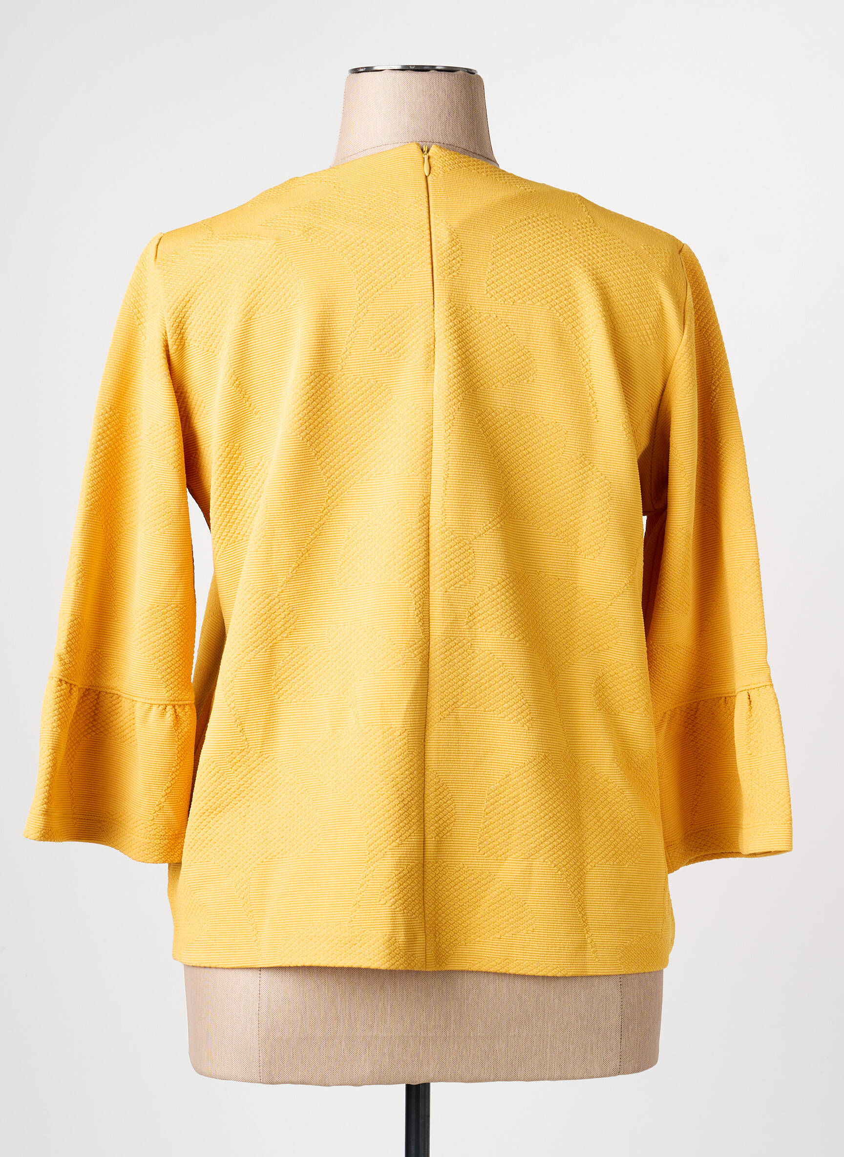 Top stretch manches 3/4 jaune RABE femme