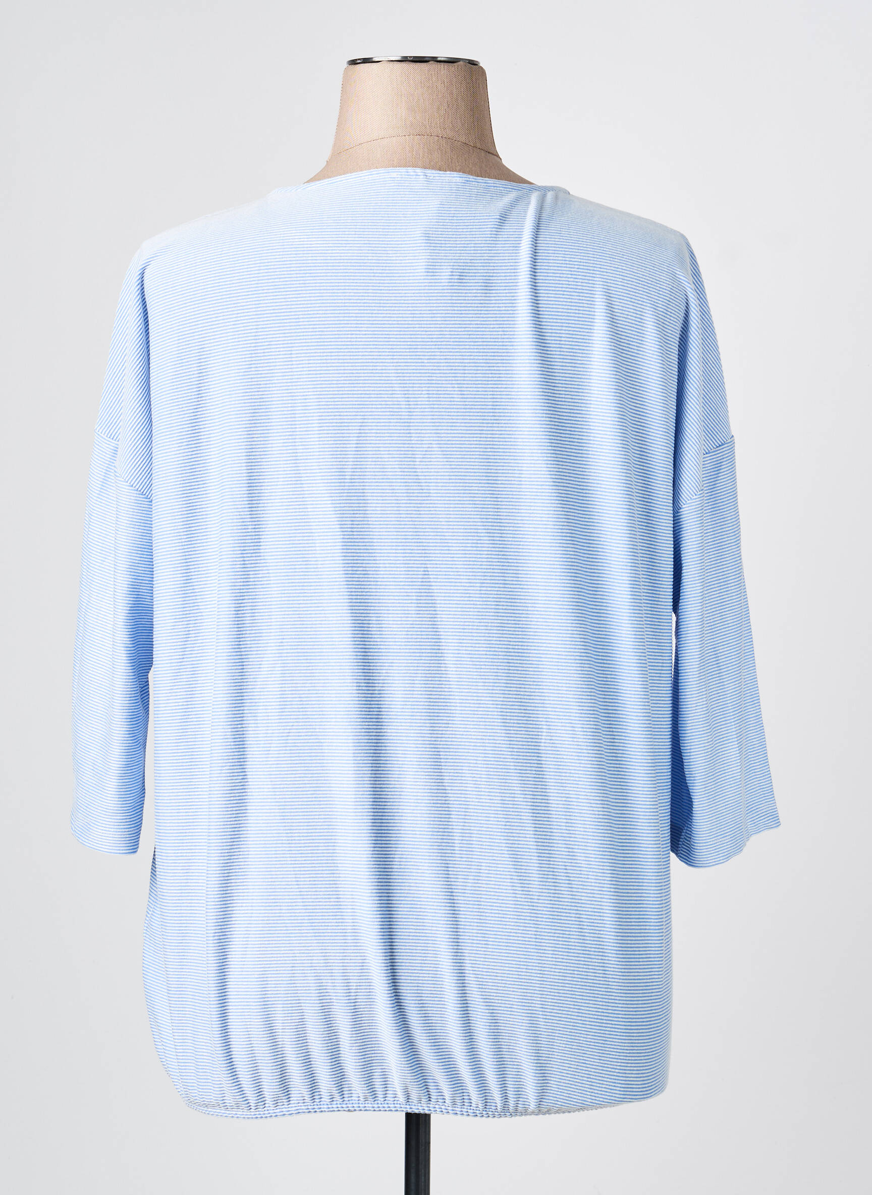 T-shirt manches 3/4 manches 3/4 bleu OLSEN femme