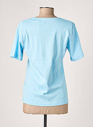 T-shirt stretch manches courtes bleu M.X.O femme