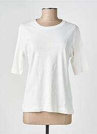 T-shirt stretch manches courtes beige M.X.O femme