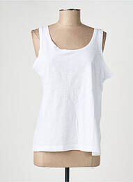 Débardeur stretch sans manche blanc M.X.O femme