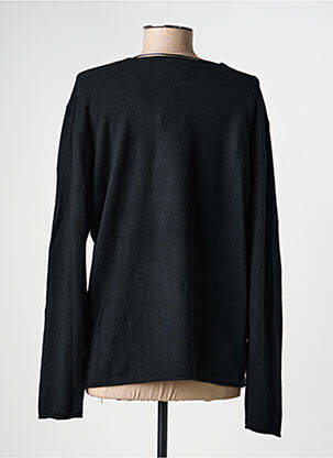 Pull coupe cintrée manches longues noir MARINELLO femme