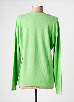 Pull coupe cintrée manches longues vert L'ATELIER D'ANNA femme