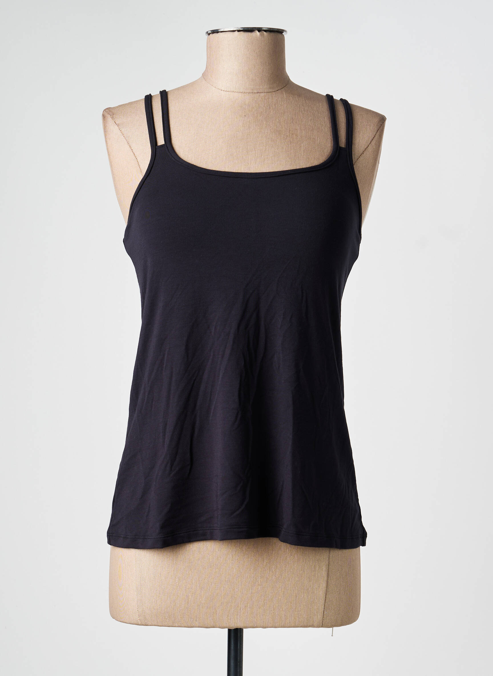 Top/caraco tissage jersey noir AMOENA femme