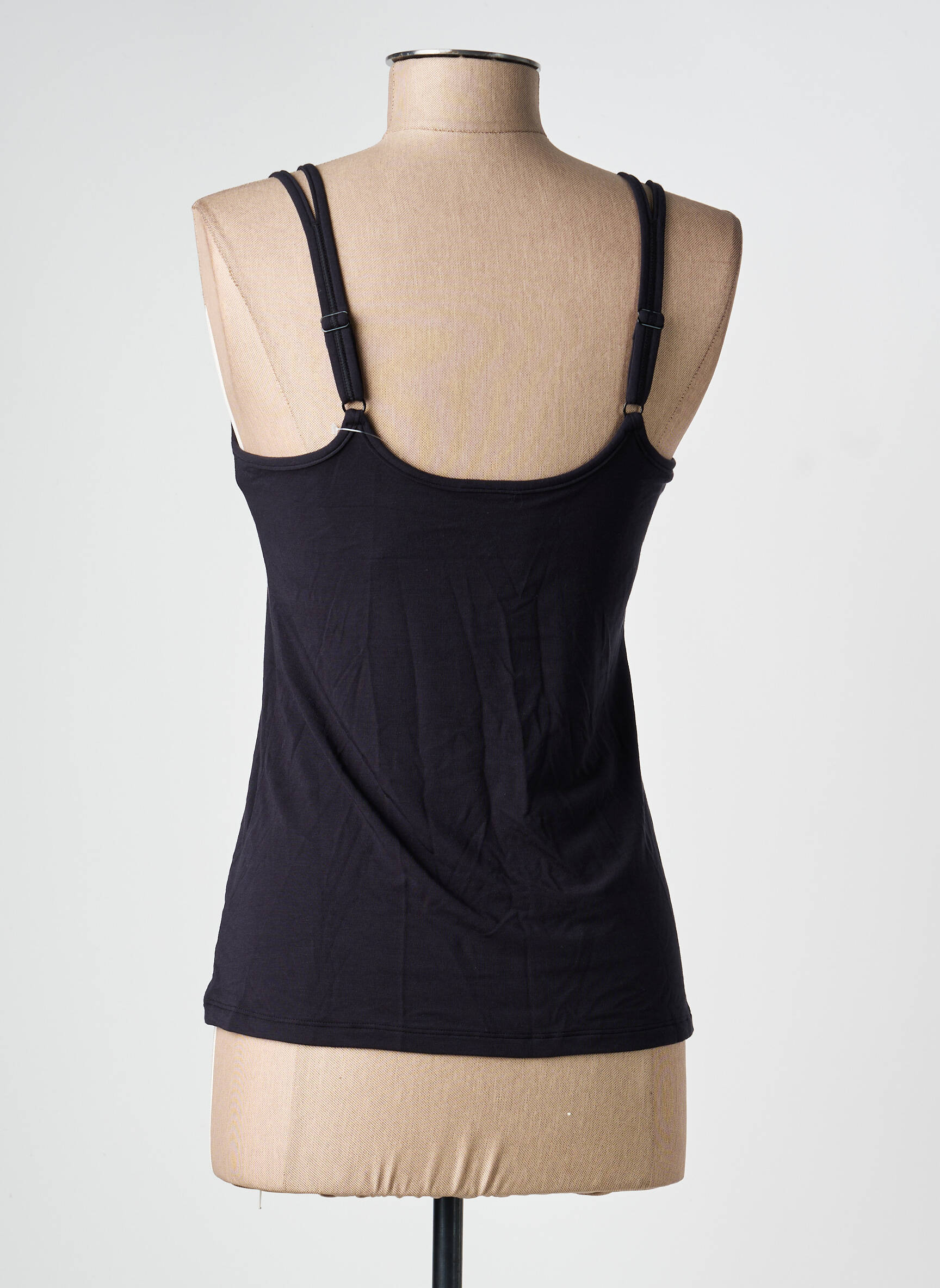 Top/caraco tissage jersey noir AMOENA femme