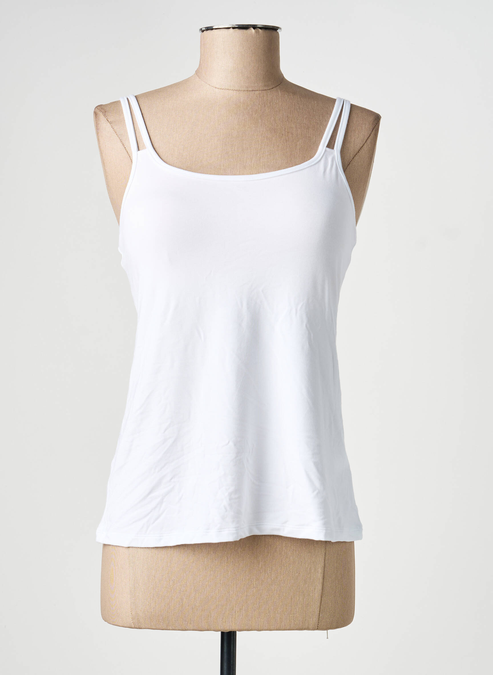 Top/caraco tissage jersey beige AMOENA femme