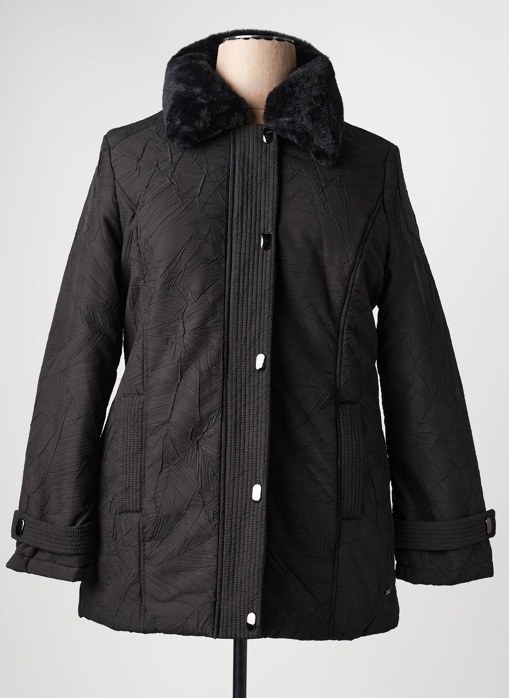 Doudoune poches sans capuche noir MACM femme