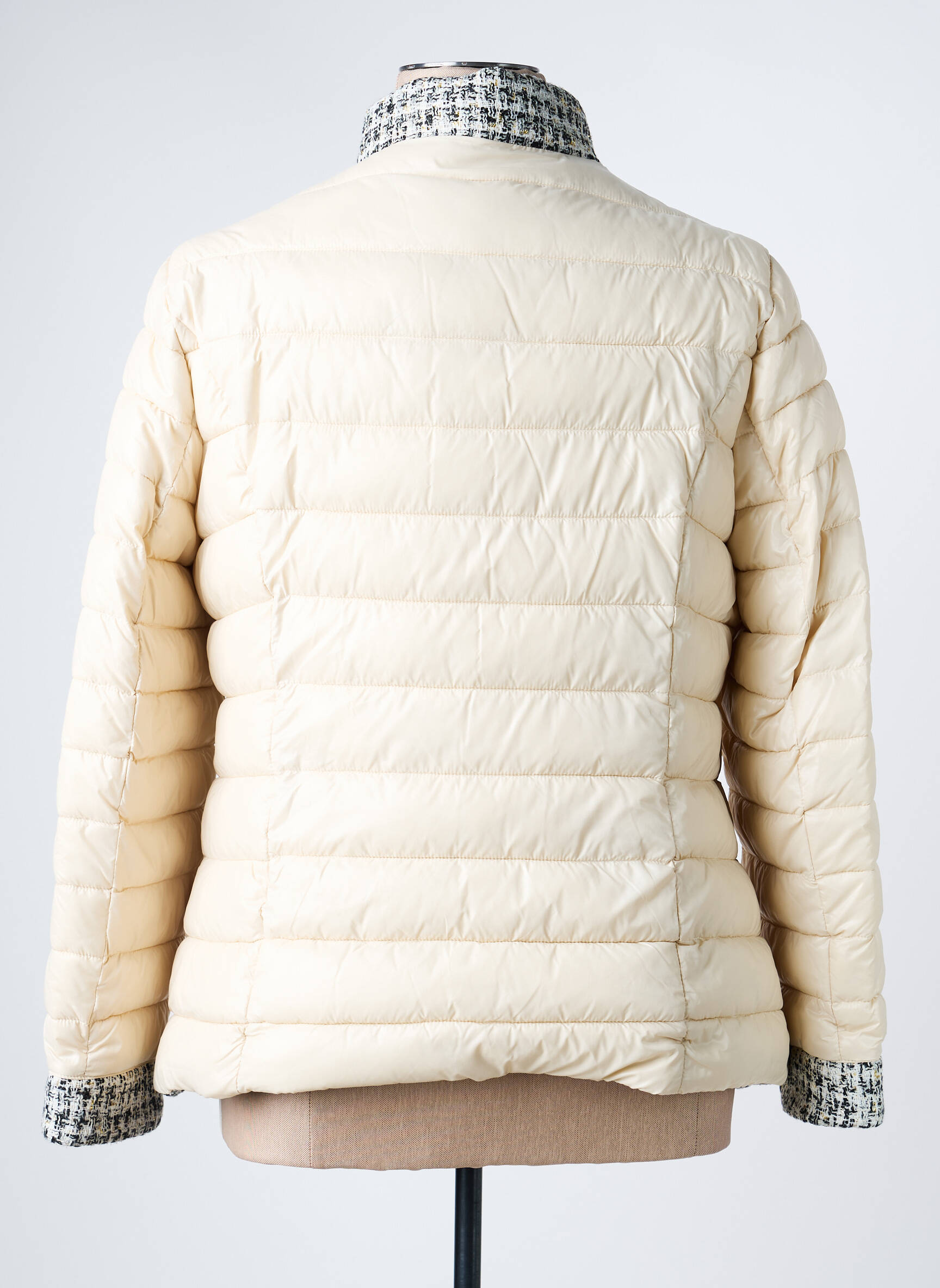 Doudoune poches sans capuche beige MACM femme