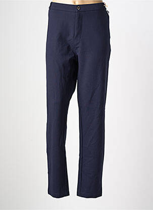 Pantalon slim taille élastique taille normale bleu WALTRON femme