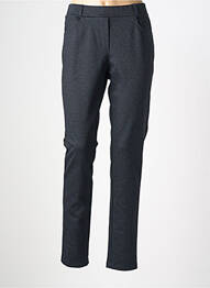 Pantalon slim taille élastique taille normale bleu FRANCE RIVOIRE femme