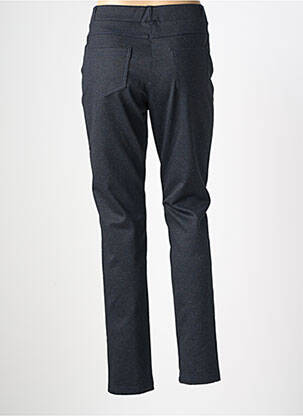 Pantalon slim taille élastique taille normale bleu FRANCE RIVOIRE femme