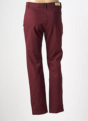 Pantalon slim tissage popeline taille normale rouge WALTRON femme