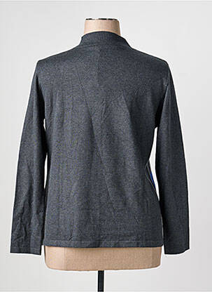 Pull tissage chiné manches longues gris TELMAIL femme