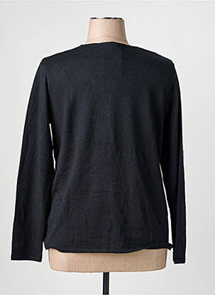 Pull coupe cintrée manches longues noir TELMAIL femme