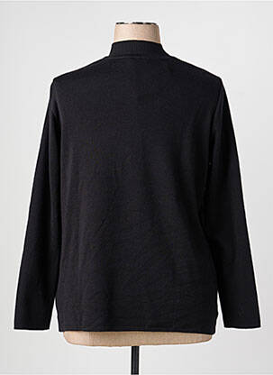 Pull coupe cintrée manches longues noir TELMAIL femme