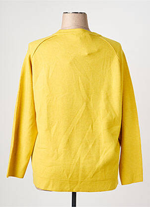 Pull coupe cintrée manches longues jaune RABE femme