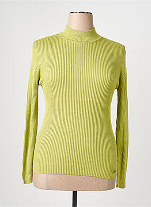 Top stretch manches longues vert KATMAI femme