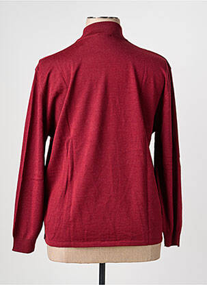 Pull coupe cintrée manches longues rouge LEWINGER femme