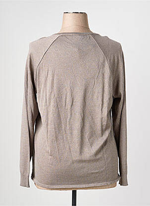 Pull coupe cintrée manches longues gris PAUPORTÉ femme