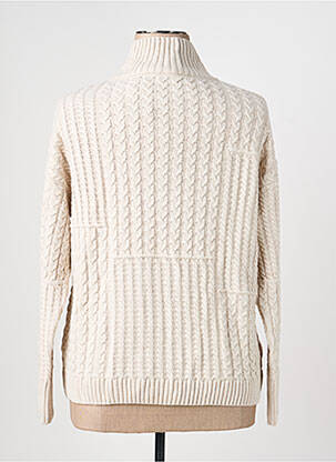 Pull coupe cintrée manches longues beige OLSEN femme