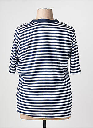T-shirt stretch manches courtes bleu RABE femme