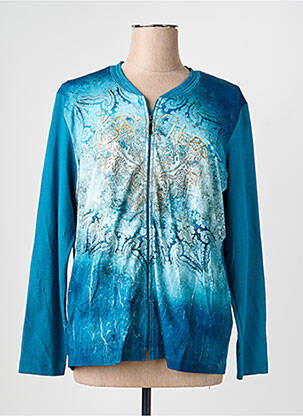 Veste casual col rond bleu RABE femme