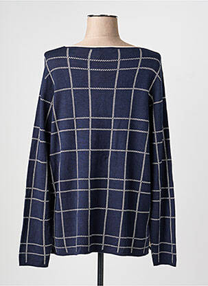 Pull coupe cintrée manches longues bleu OLSEN femme