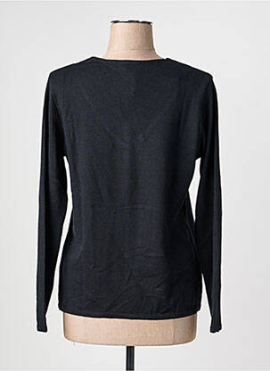 Pull coupe cintrée manches longues noir TELMAIL femme