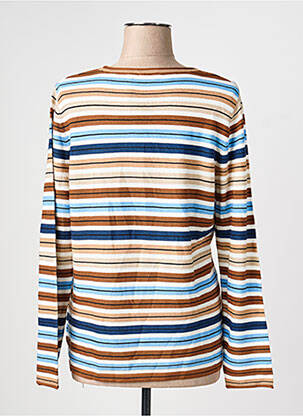 Pull coupe cintrée manches longues marron RABE femme