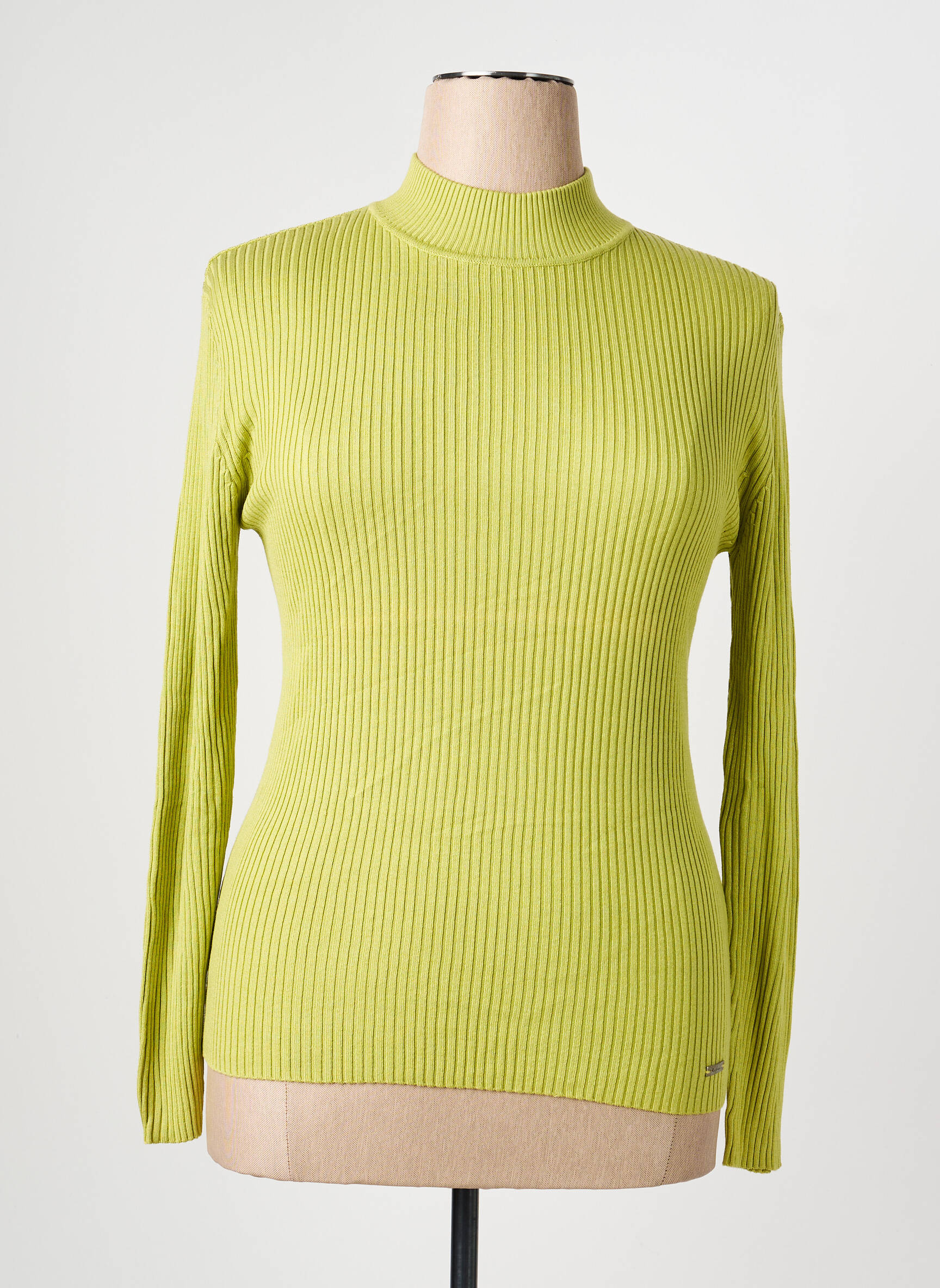 Top stretch manches longues vert KATMAI femme