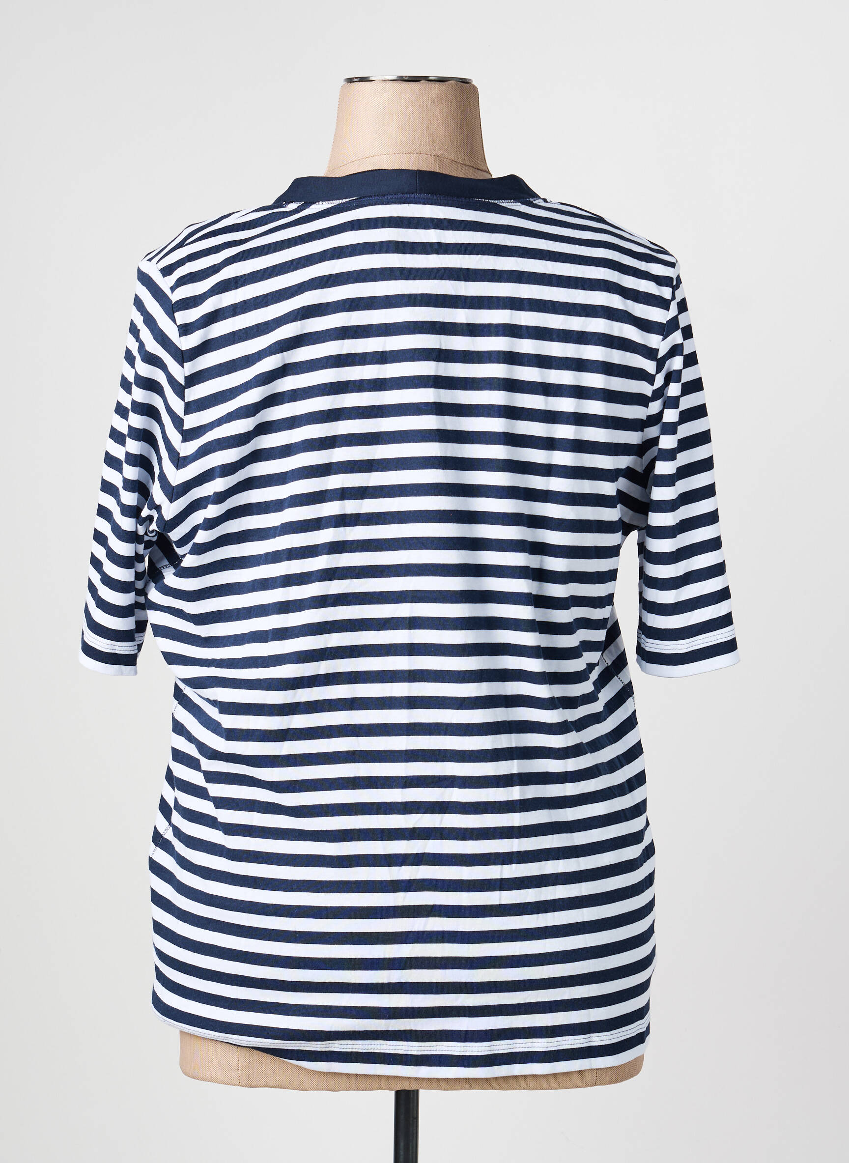 T-shirt stretch manches courtes bleu RABE femme