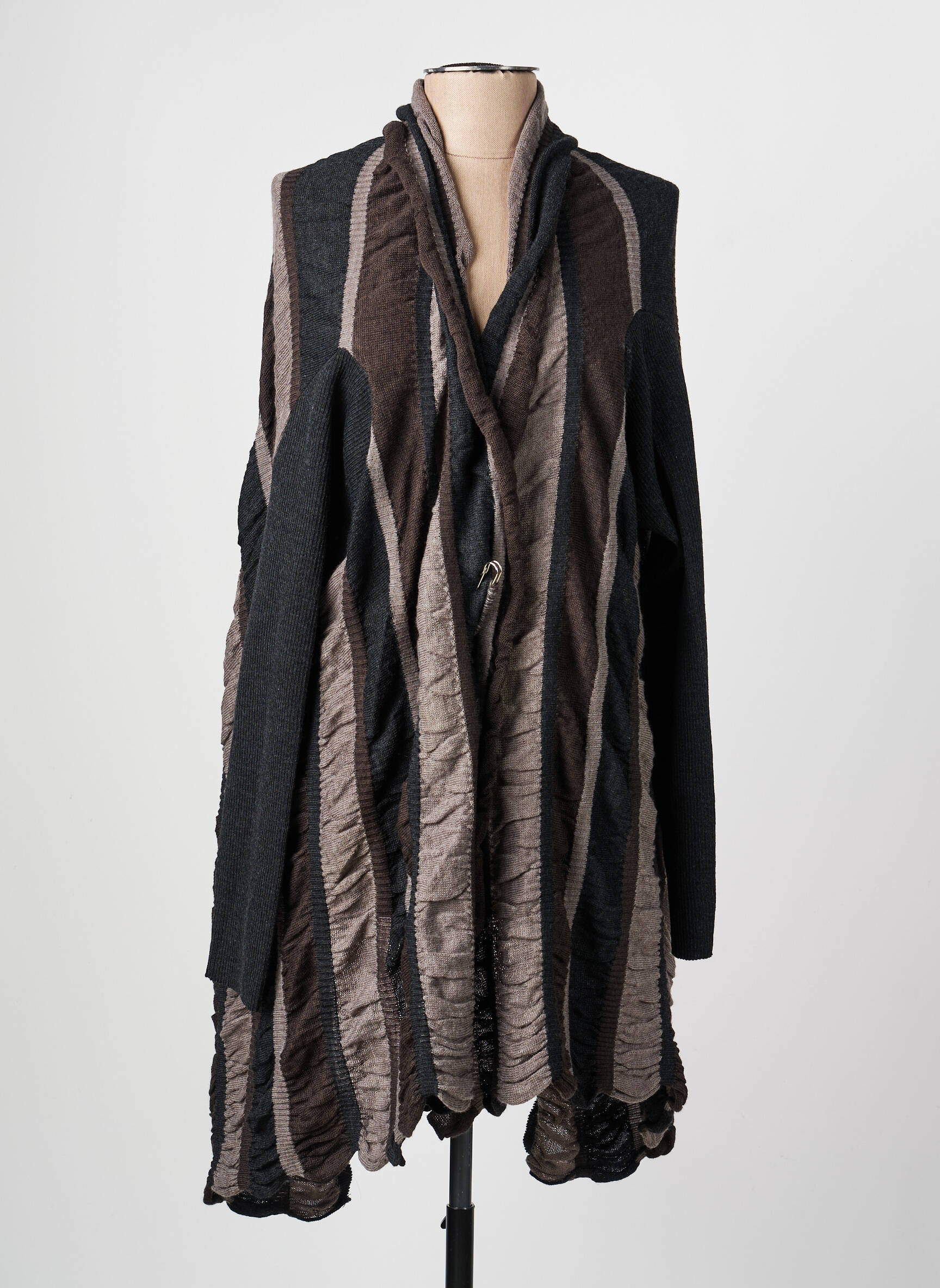 Veste casual manches longues marron KATMAI femme