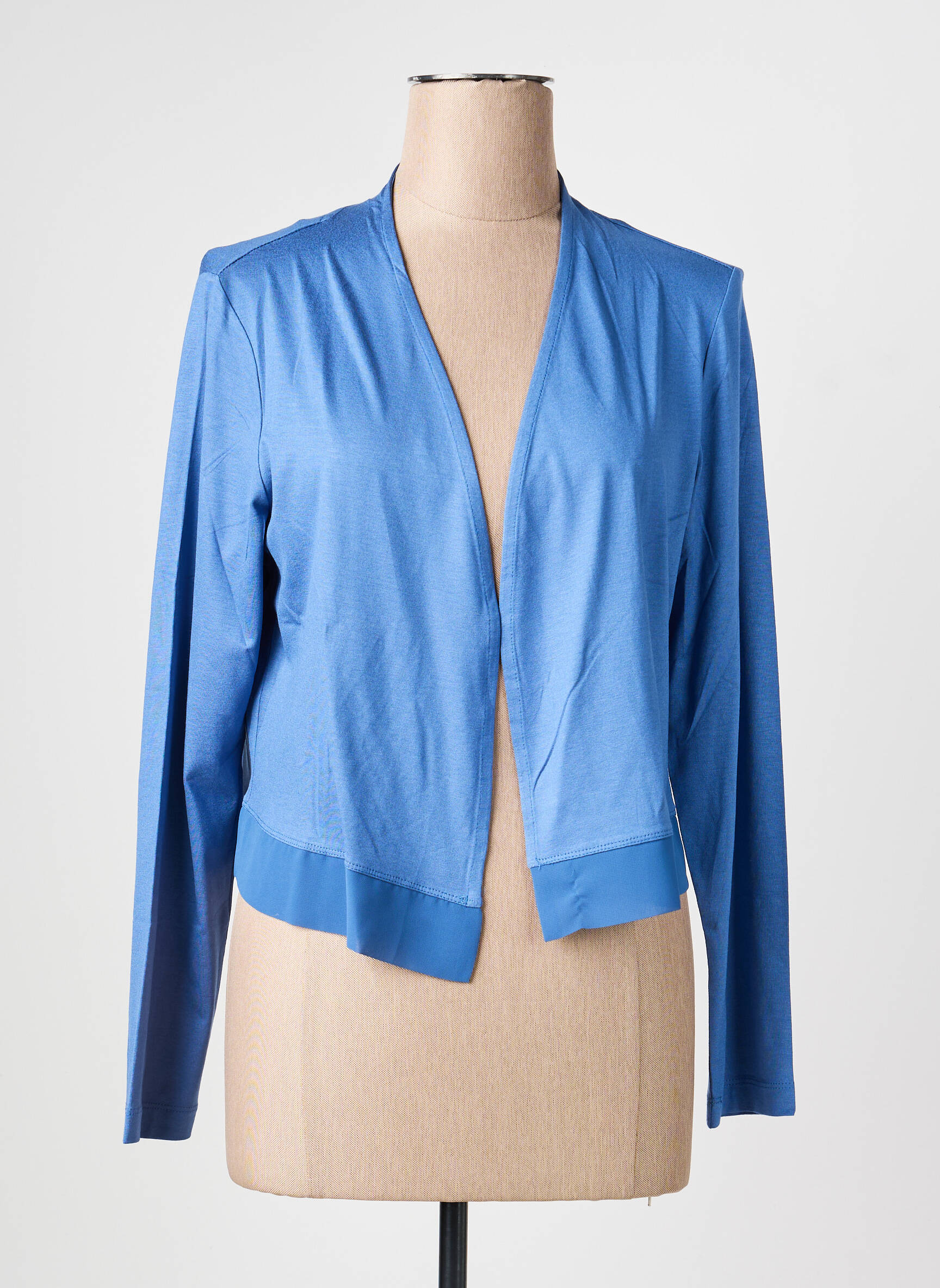 Veste casual coupe cintrée bleu THOMAS RABE femme